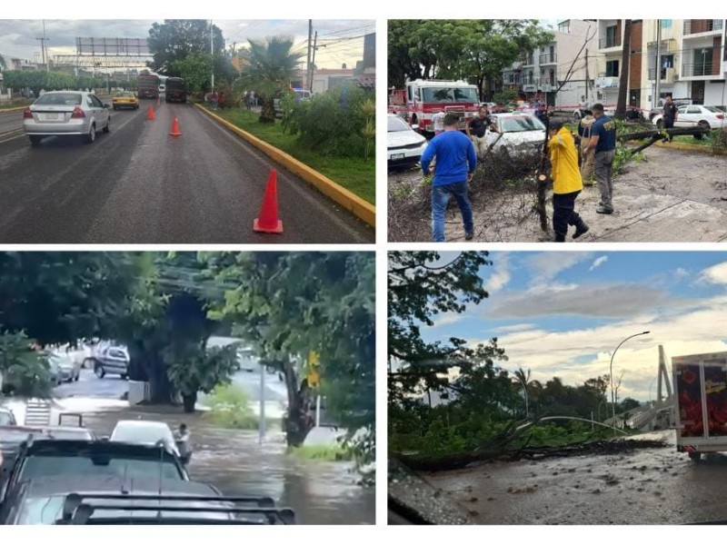 Lluvia1 Se Registran Grandes Inundaciones en Tepic por lluvias Torrenciales