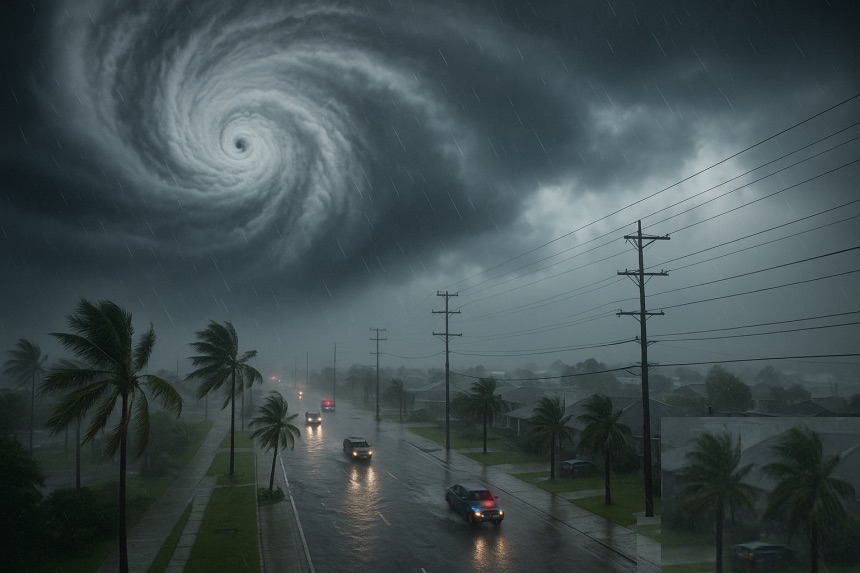 Ciclon-calle Tormentas Dispersas y Descargas Eléctricas ésta Semana en Nayarit