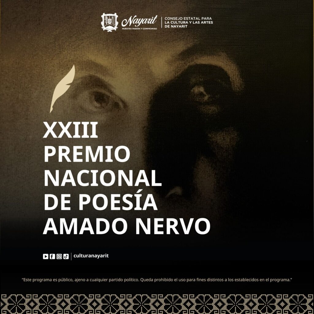 672681380_1356627513167086_5068126311537261807_n-1024x1024 Lanzan Convocatoria del XXIII Premio Nacional de Poesía Amado Nervo 2026