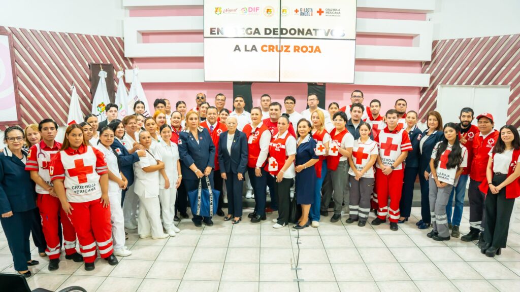 682422114_1289928573230081_4560800715000036807_n-1024x576 Impulsa DIF Nayarit la Colecta Anual de la Cruz Roja Mexicana