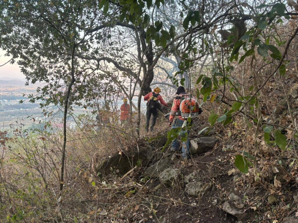 704784894_1386810313482139_2115631072151702339_n-1024x768 Mantienen Labores de Liquidación del Incendio en el Cerro de San Juan