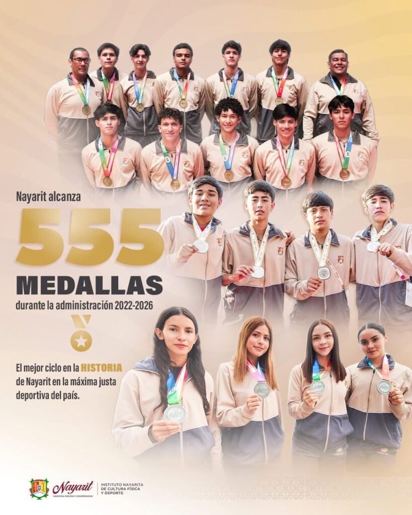 720457576_1402948375201666_3567777982385738307_n-819x1024 Nayarit Obtiene 555 Medallas en la Olimpiada Nacional