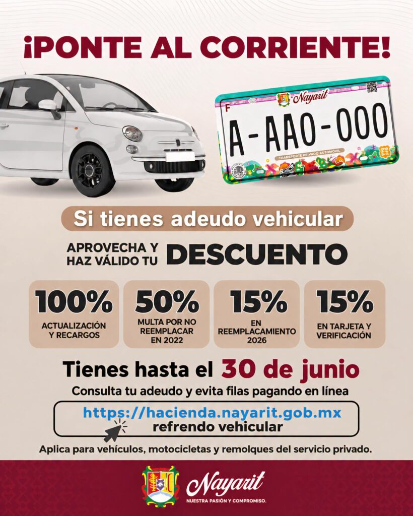 726575745_1698326478051976_28976558887715836_n-820x1024 Faltan Nueve Días para Concluir los Descuentos en Trámites Vehiculares