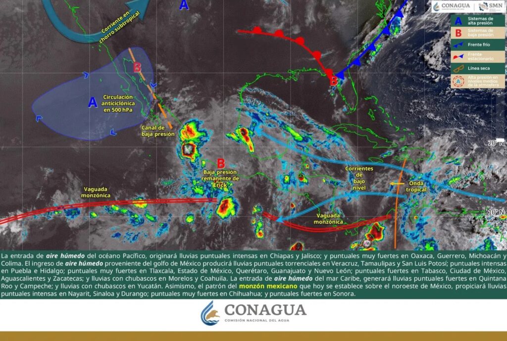Lluias-1024x689 Pronostican Fuertes Lluvias toda la Semana en Nayarit