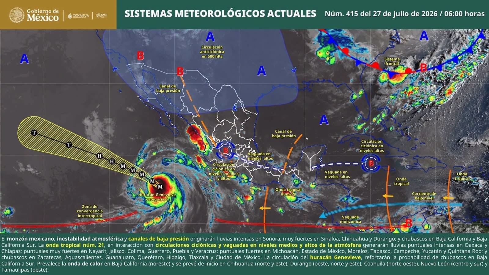 Lluvia2 Lluvias muy Fuertes, Descargas Eléctricas y Caída de Granizo en la Entidad